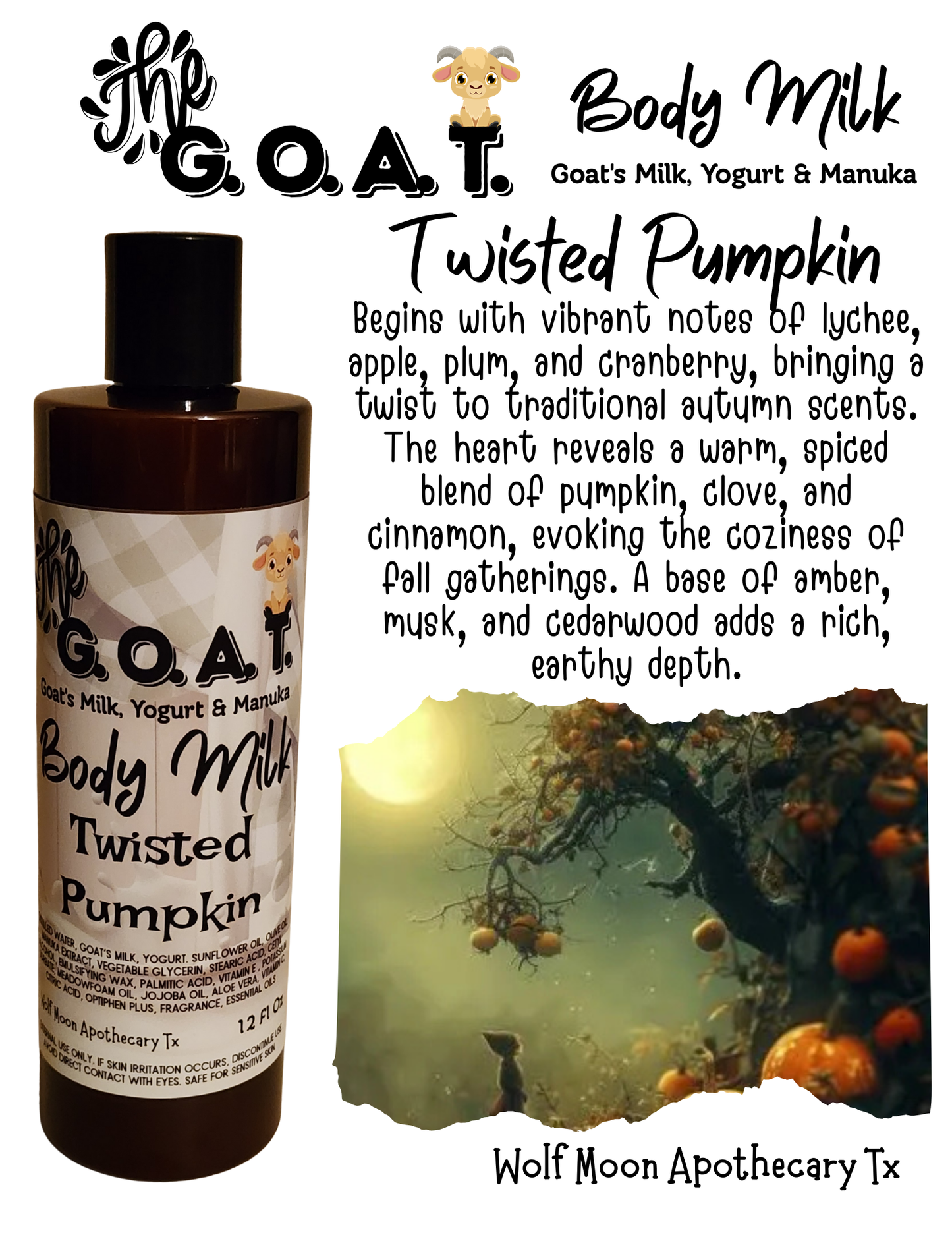 Ultra Hydrating Skin Milk | The G.O.A.T | Twisted Pumpkin