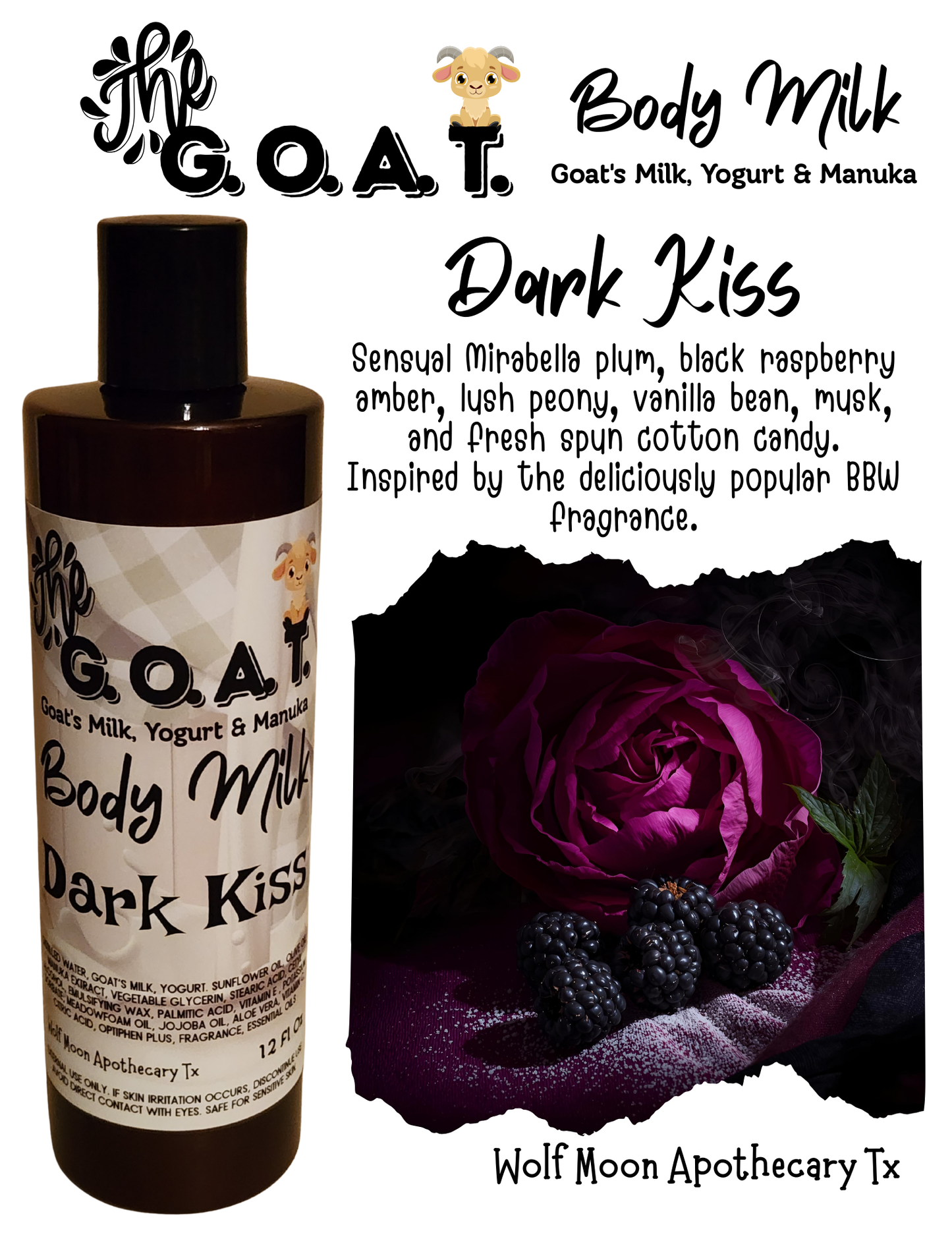 Ultra Hydrating Skin Milk | The G.O.A.T | Dark Kiss
