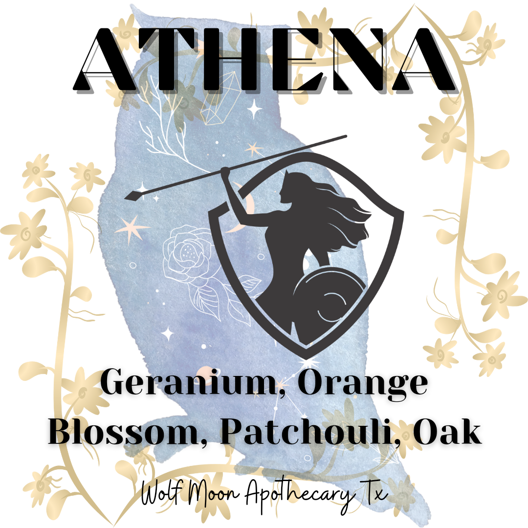 Athena Candle with Crystals