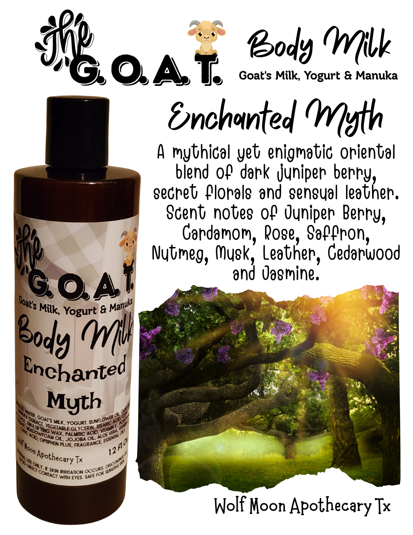 Ultra Hydrating Skin Milk | The G.O.A.T | Enchanted Myth