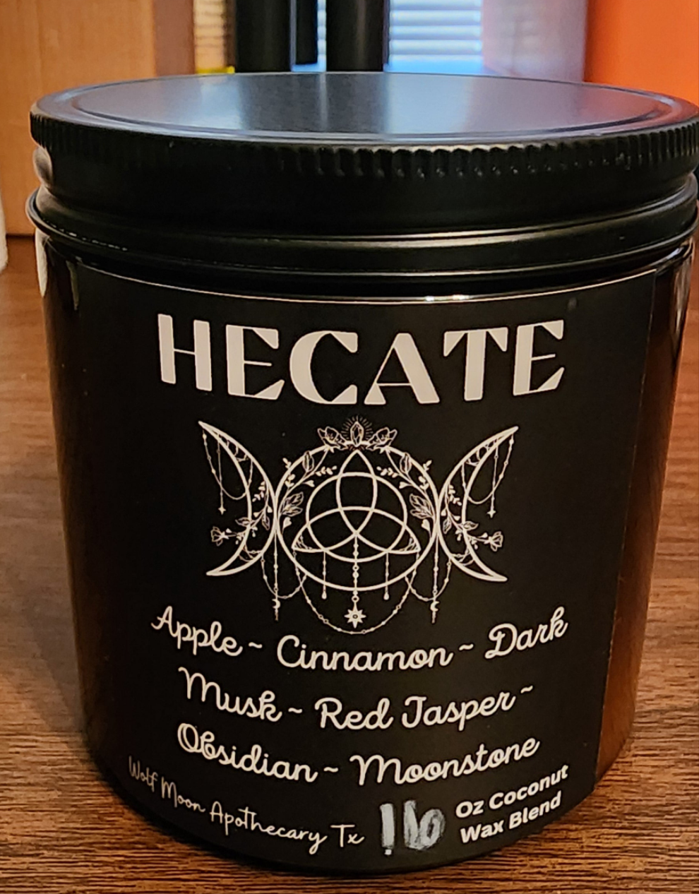Hecate Candle with Crystals