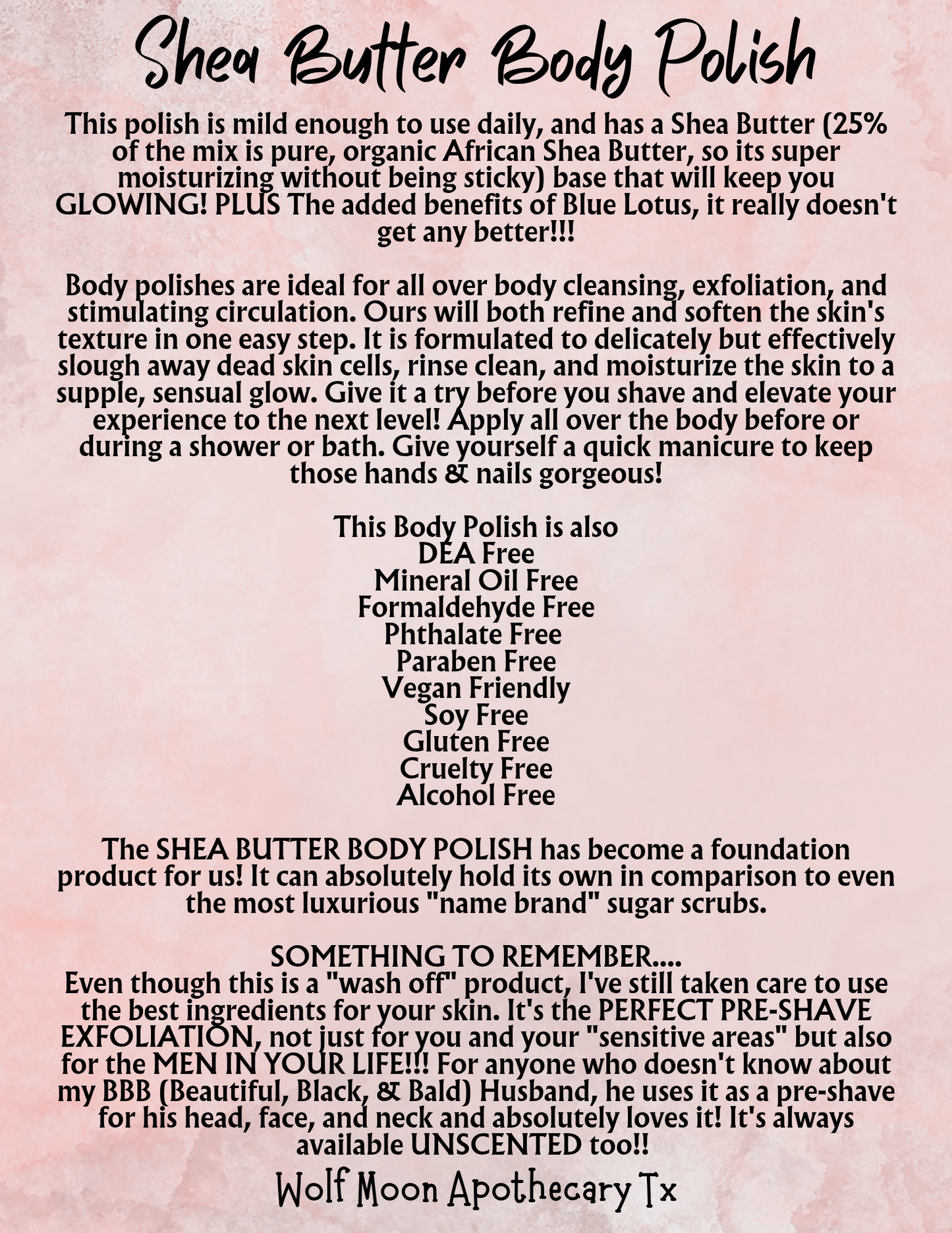 Shea Butter Body Polish 5 Oz | Your NEW Self-Care Essential!