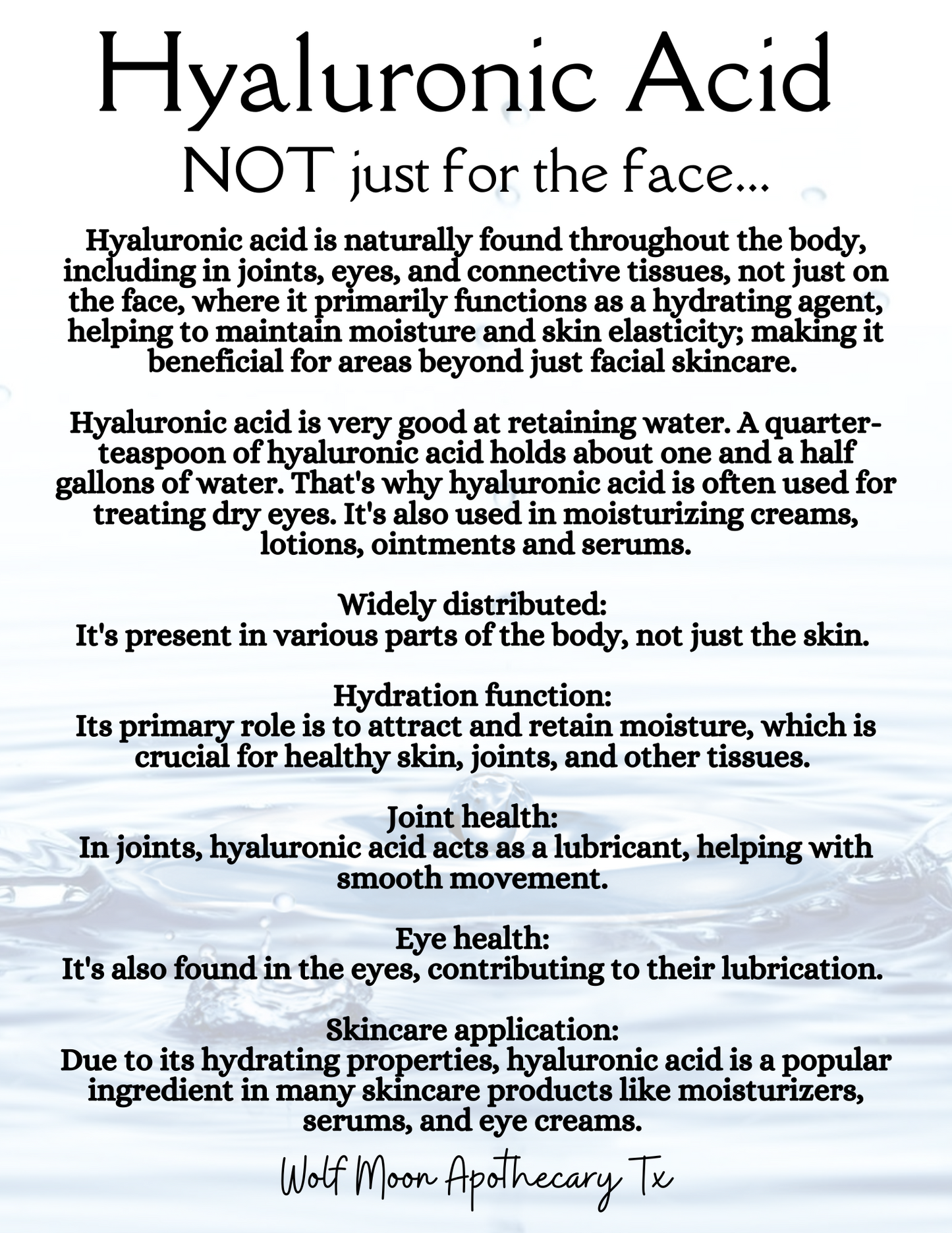 Hydra PURE + Hyaluronic Acid Gel Serum + Natural Organic Botanicals + Caffeine Extract + Extreme Hydration
