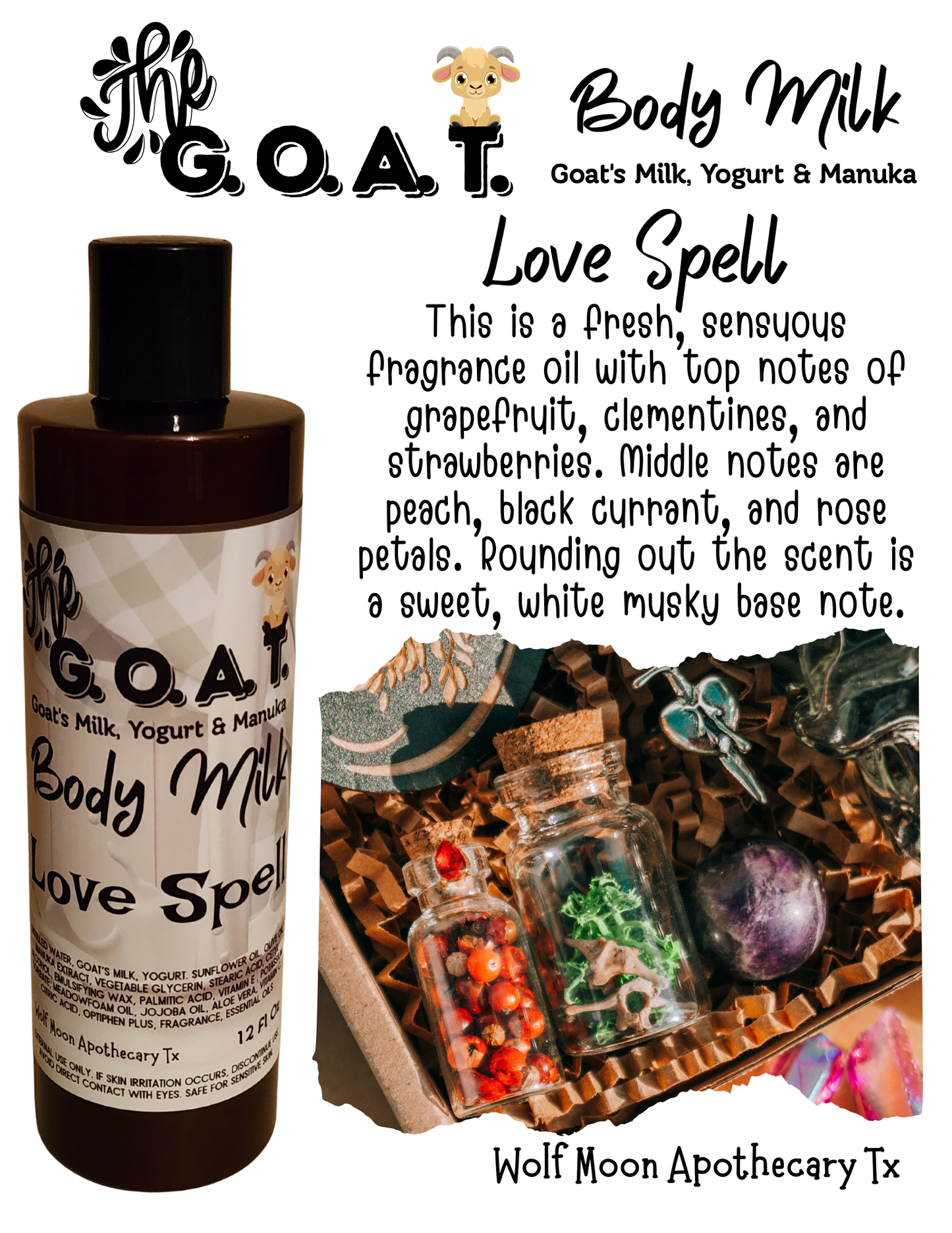 Ultra Hydrating Skin Milk | The G.O.A.T | Love Spell