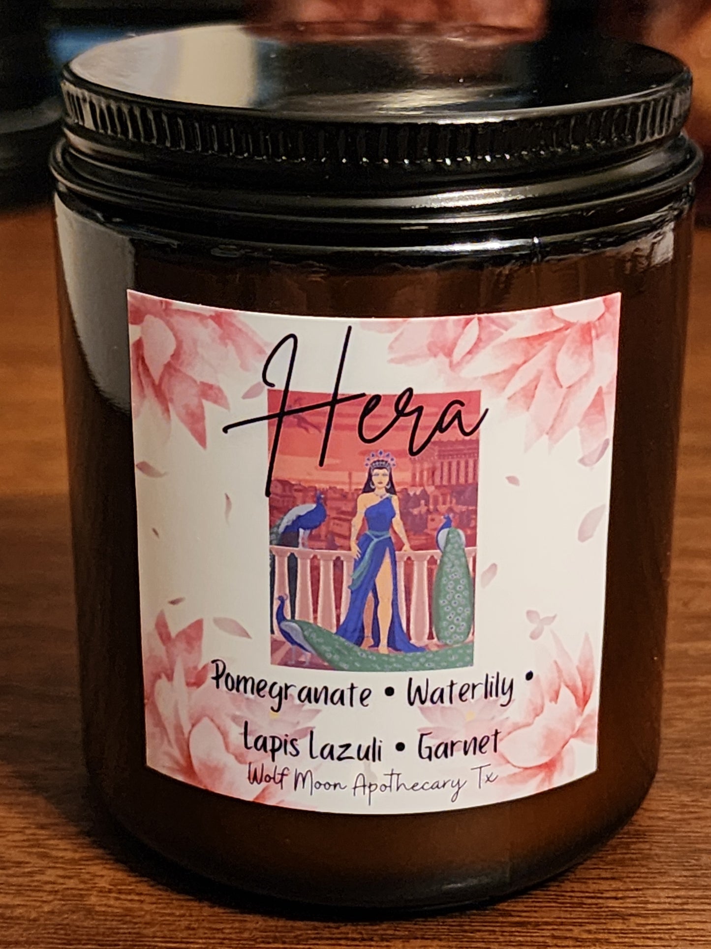 Hera Candle with Crystals