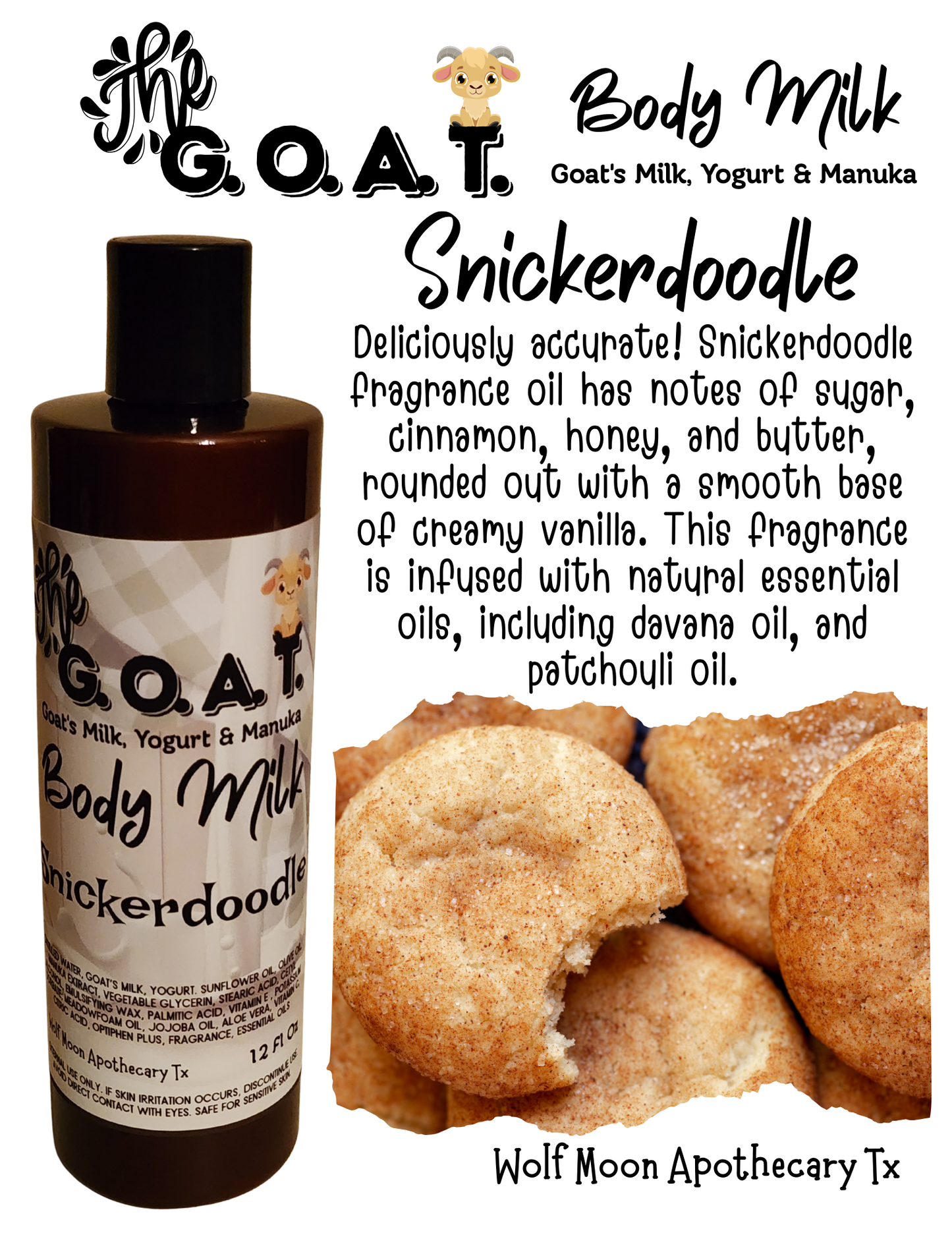 Ultra Hydrating Skin Milk | The G.O.A.T | Snickerdoodle