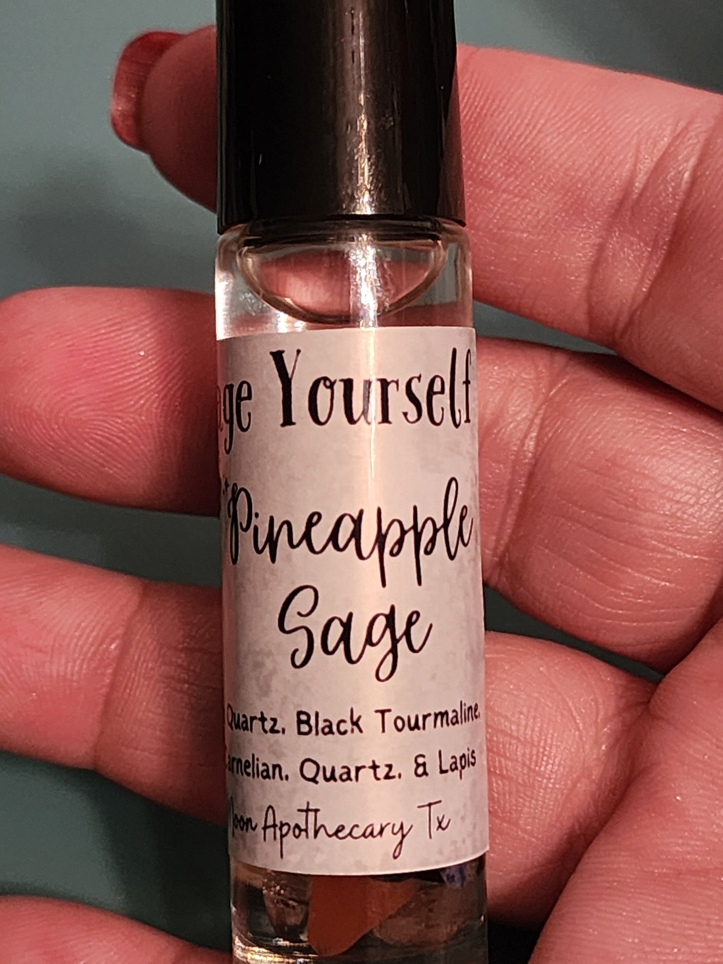 Go Sage Yourself: Pineapple Sage Oil With Crystals