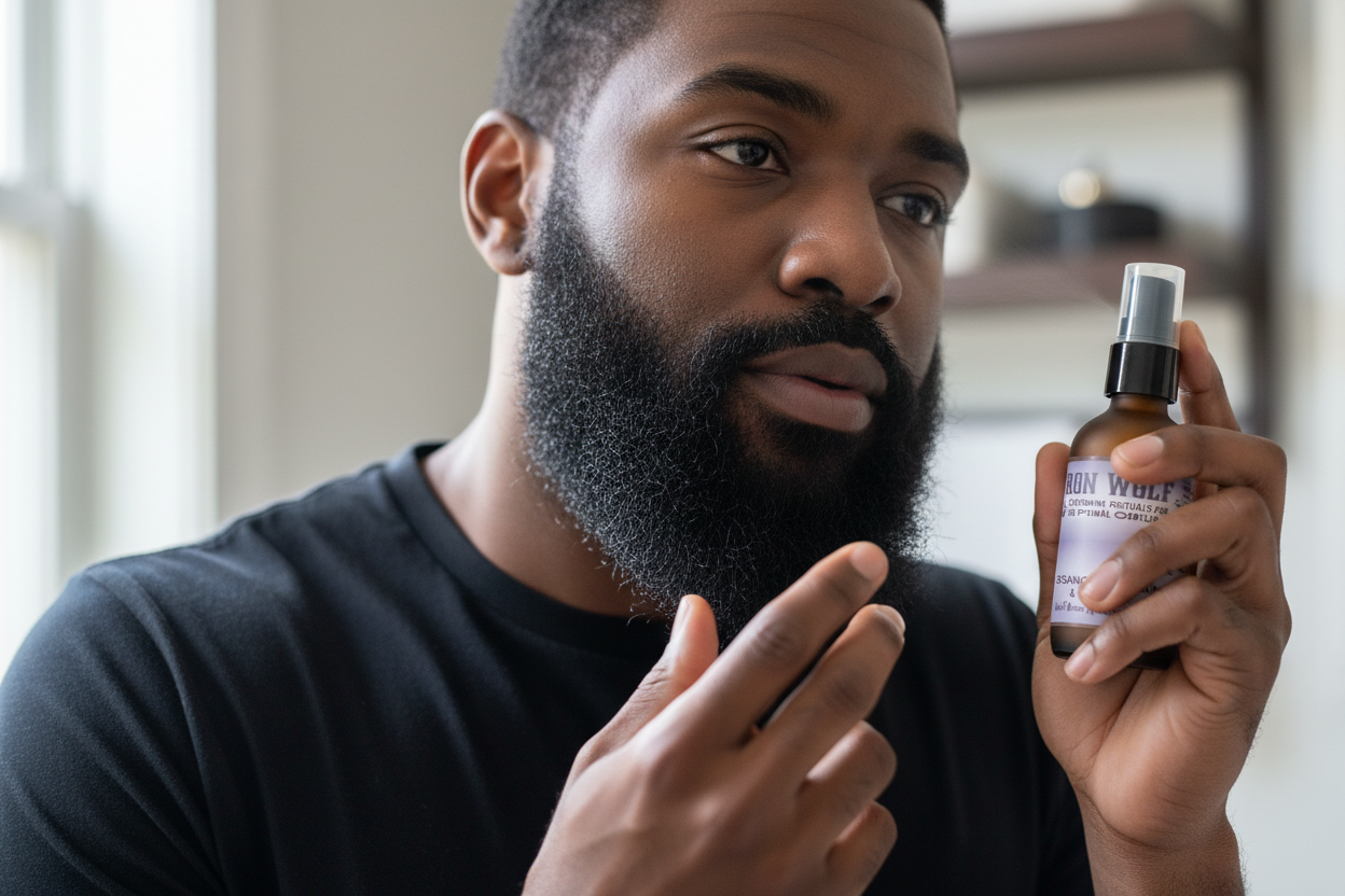 IRON WOLF Organic Beard, Skin & Hair Oil
