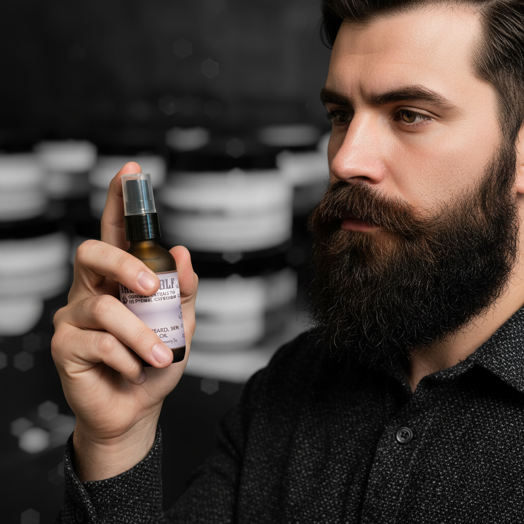 Men's Beard Care | IRON WOLF Organic Beard, Skin & Hair Oil