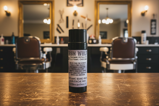 IRON WOLF Organic Beard Balm & Mustache Wax