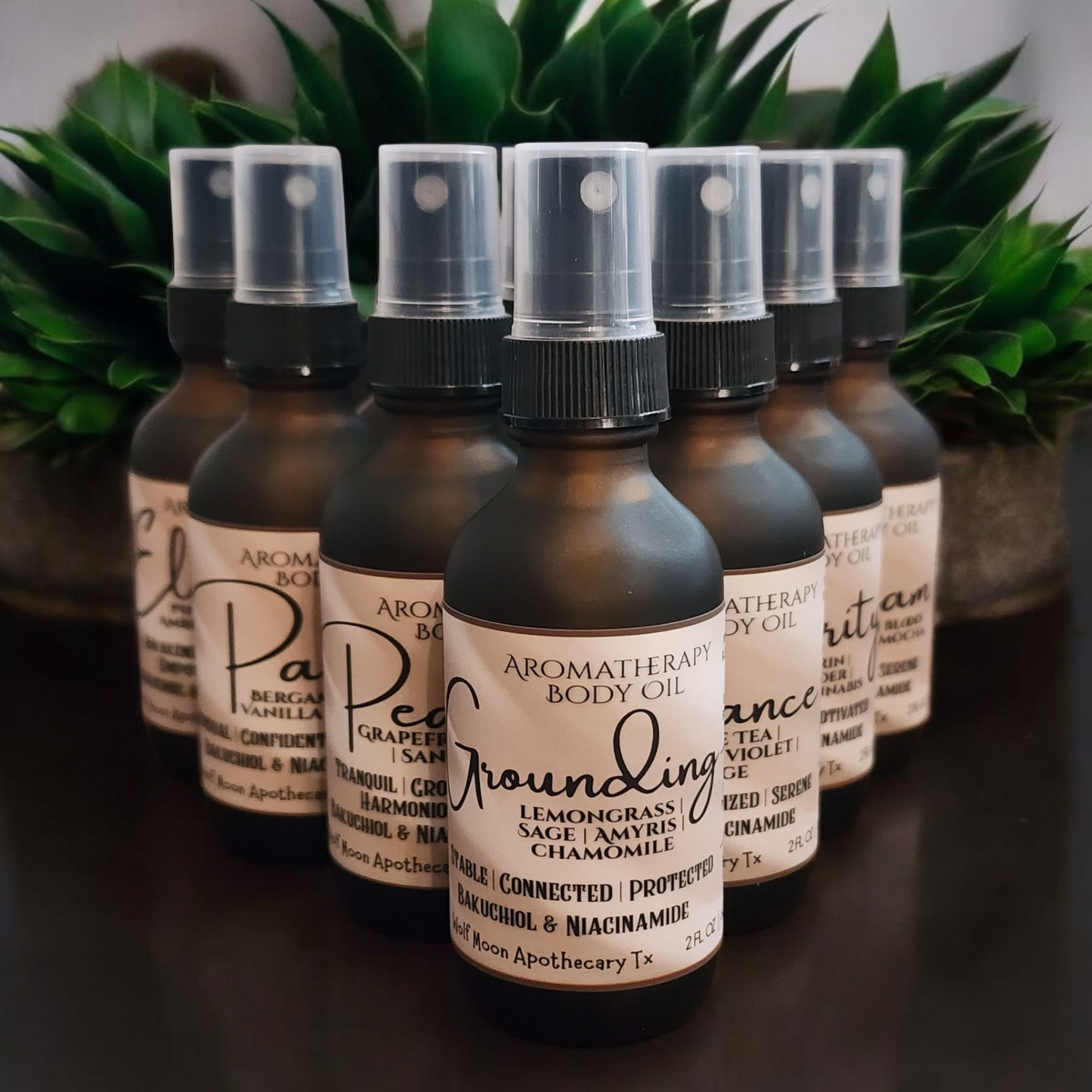 Aromatherapy Body Oils Collection | 2 Oz (60 ml) Body Oil Spray