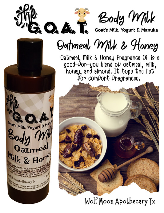 Ultra Hydrating Skin Milk | The G.O.A.T | Oatmeal Milk & Honey