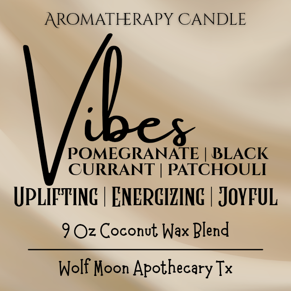 Candles | Aromatherapy Collection | Hand-Poured in 9 Oz Amber Jars | Organic Coconut Wax Blend | Cotton Core Wicks