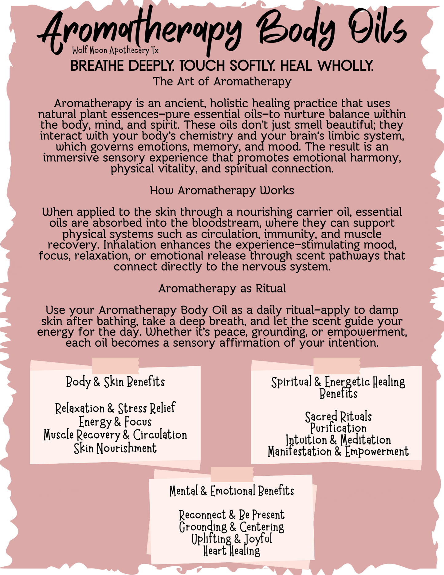 Aromatherapy Body Oils Collection | 10 ml Rollers