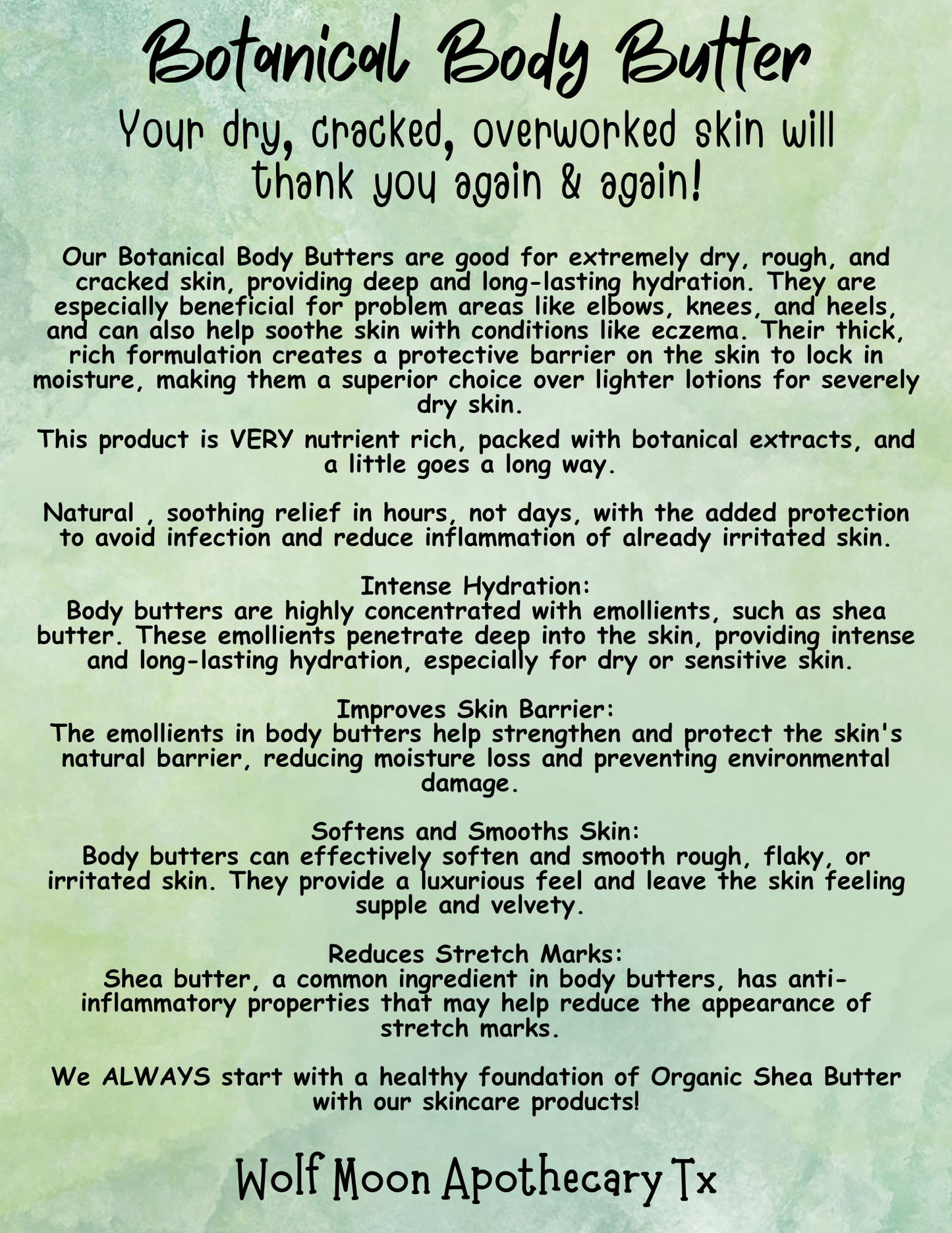 🌿BOTANICAL BUTTERS🌿