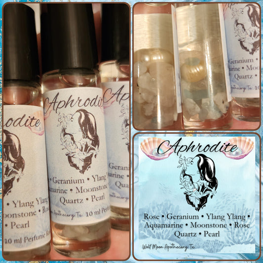 Aphrodite Oil With Crystals