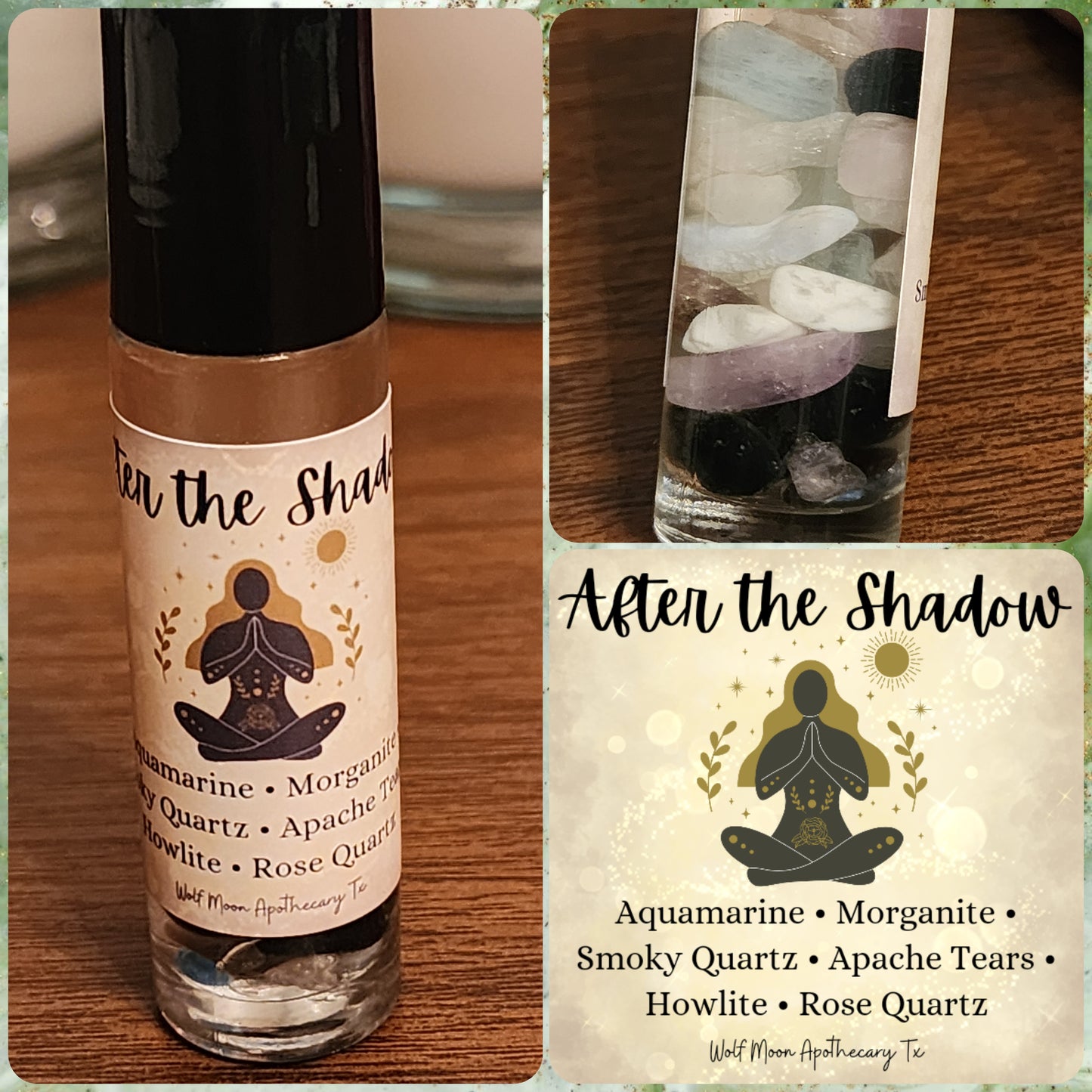 After The Shadow Oil With Crystals
