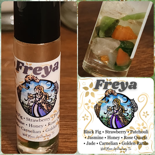 Freya Oil With Crystals
