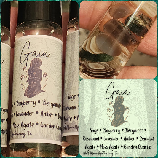 Gaia Oil With Crystals
