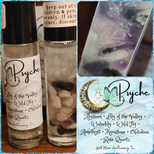 Psyche Oil With Crystals