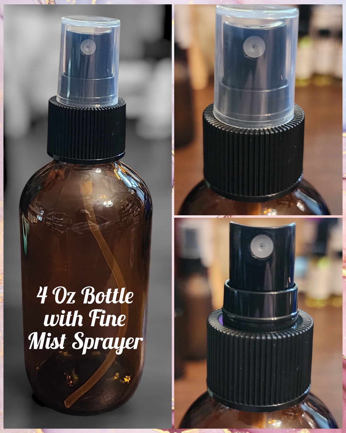 LUXE Perfume, Body & Hair Oil | 4 Oz Luxury Blends | Fine Mist Spray Bottle