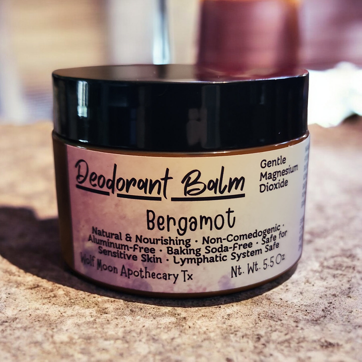 Natural Deodorant Balms | 5.5 Oz Jars | Aluminum-Free | Baking Soda-Free | HS-FRIENDLY | Great for sensitive skin