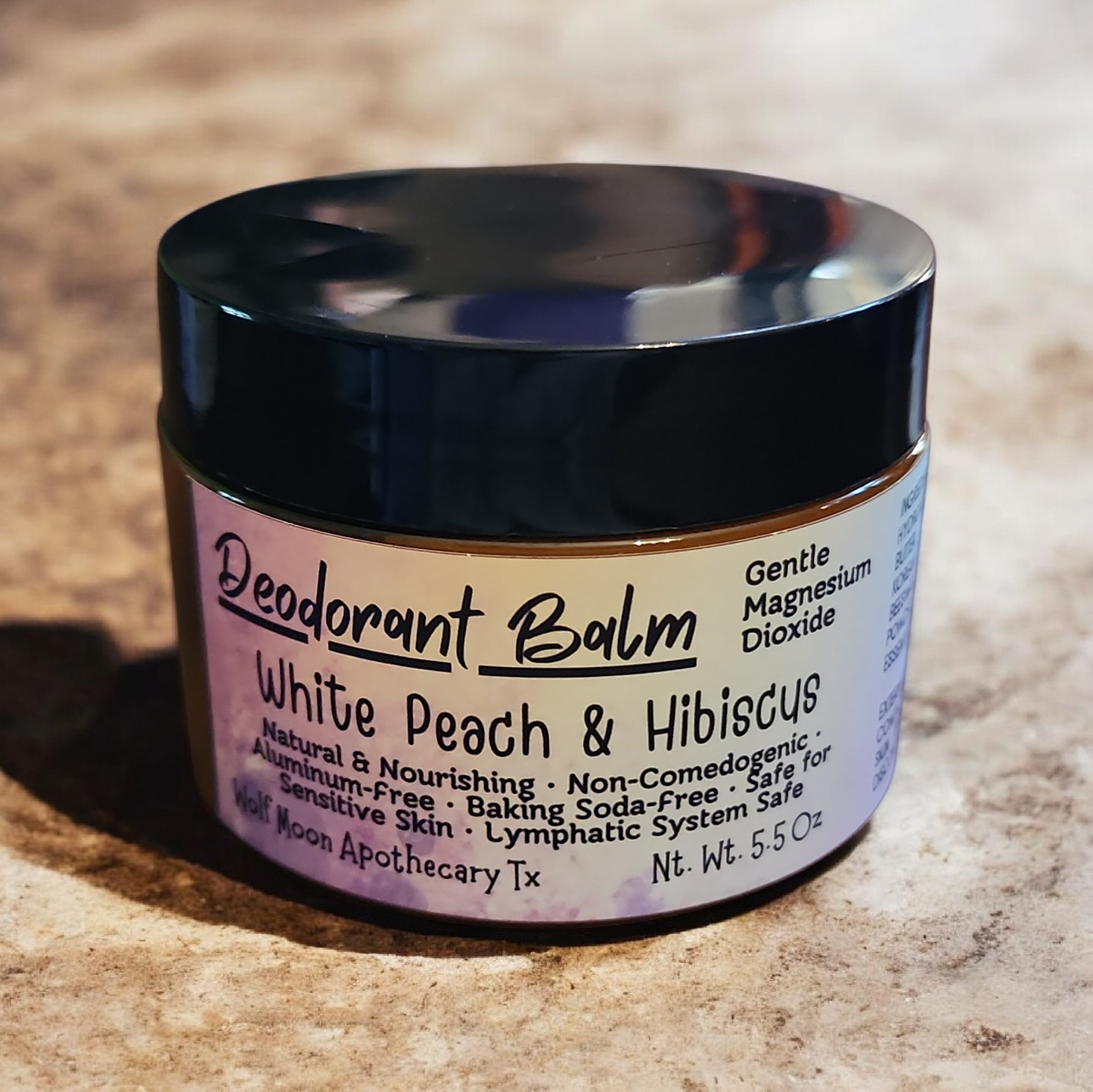 Natural Deodorant Balms | 5.5 Oz Jars | Aluminum-Free | Baking Soda-Free | HS-FRIENDLY | Great for sensitive skin