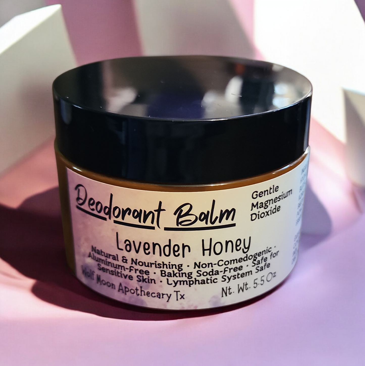Natural Deodorant Balms | 5.5 Oz Jars | Aluminum-Free | Baking Soda-Free | HS-FRIENDLY | Great for sensitive skin