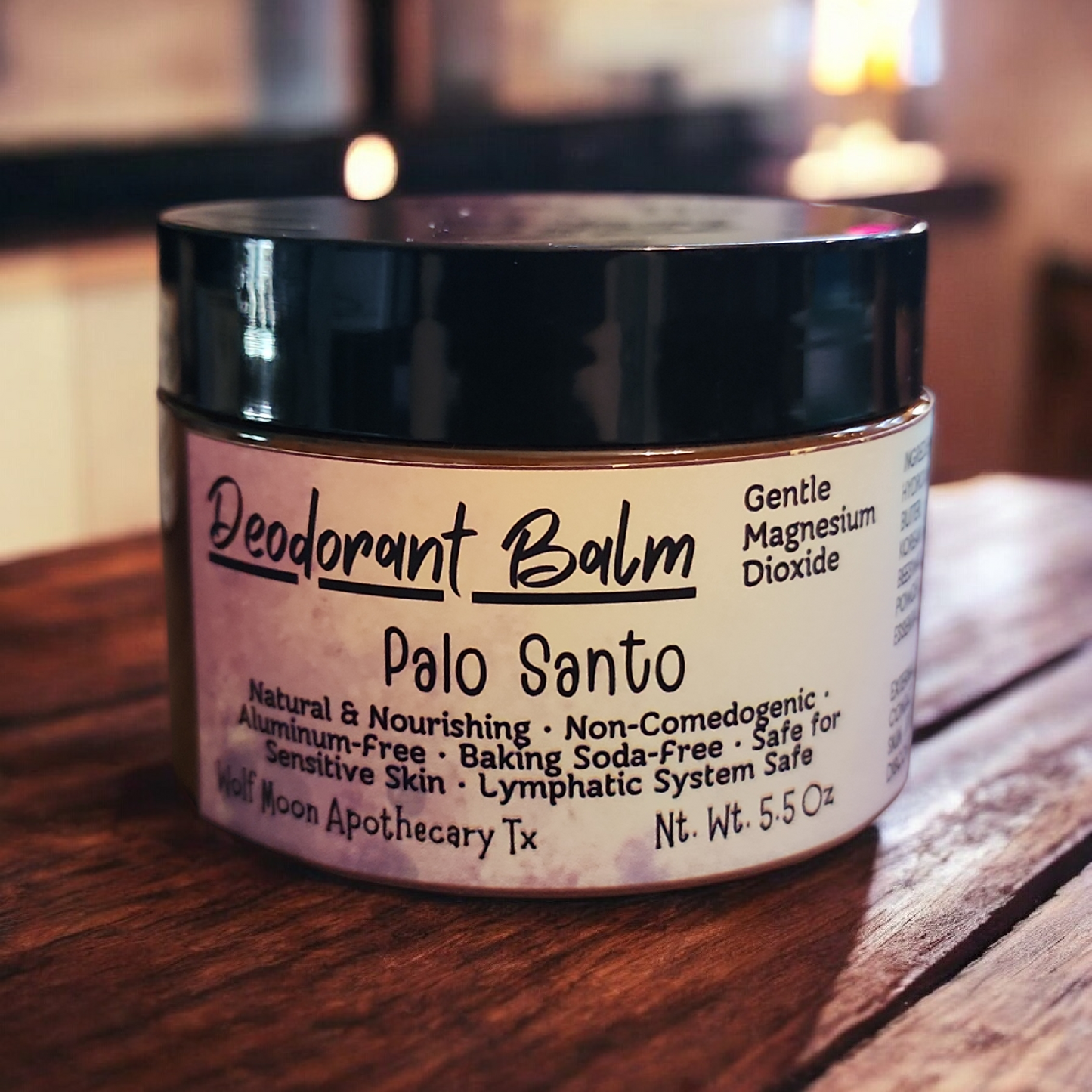 Natural Deodorant Balms | 5.5 Oz Jars | Aluminum-Free | Baking Soda-Free | HS-FRIENDLY | Great for sensitive skin