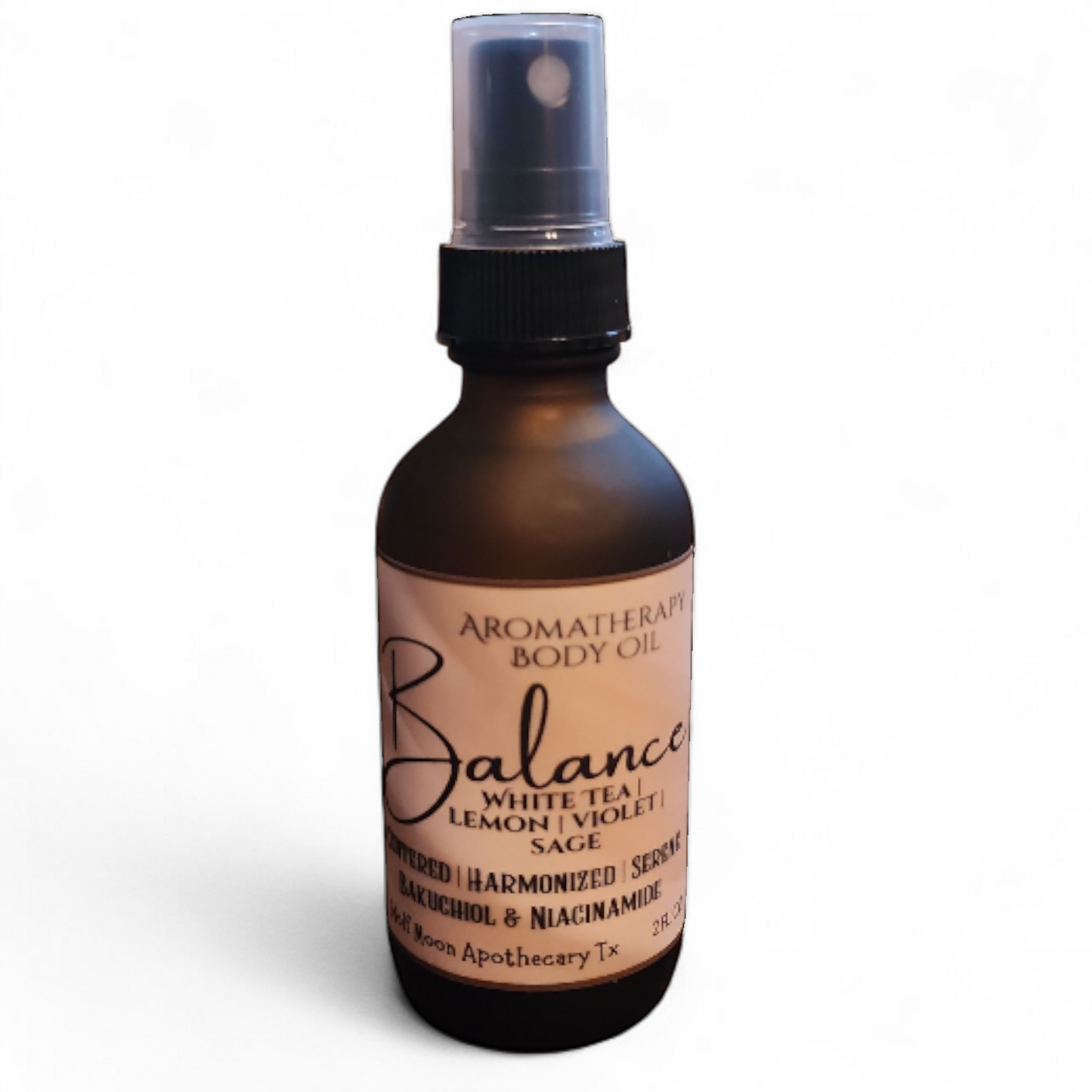 Aromatherapy Body Oils Collection | 2 Oz (60 ml) Body Oil Spray
