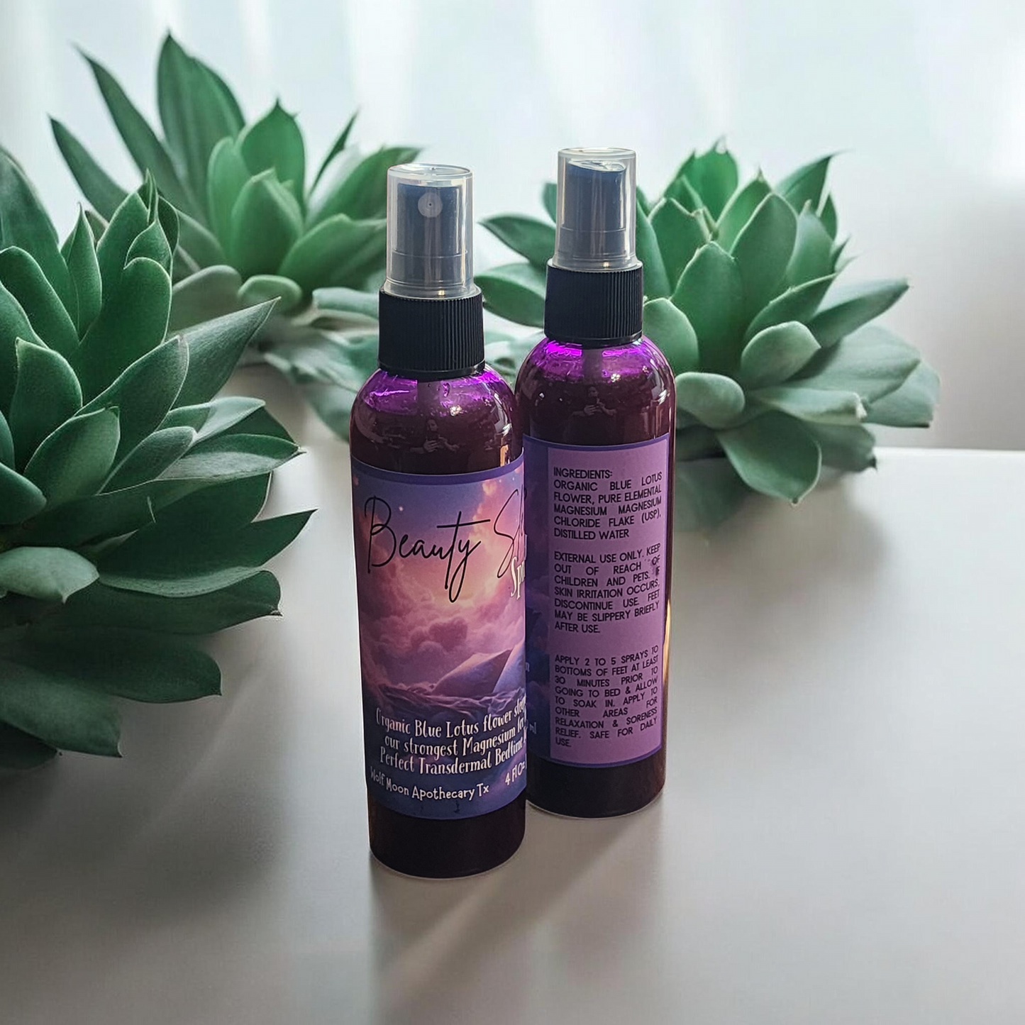Magnesium Spray | Blue Lotus Beauty Sleep Spray | Transdermal Magnesium
