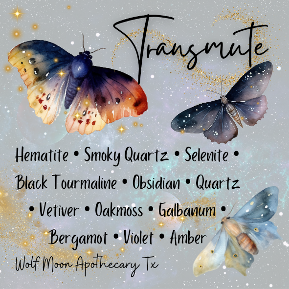 Transmute Candle with Crystals + Crystal Candles + Healing Crystals + Healing Candles + Organic Apothecary + Energy Healing + Spiritual Candles + Transmute Energy