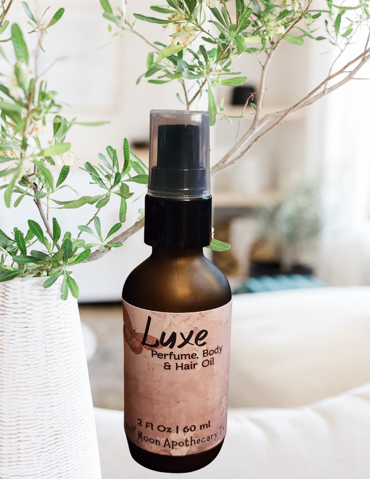 LUXE Perfume, Body & Hair Oil | 2 Oz Luxury Blends | Fine Mist Spray Bottle
