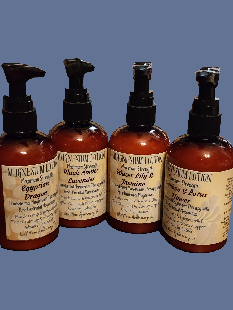 Magnesium Infused Lotion | Maximum Strength | Transdermal Magnesium Therapy | 8 Oz Pumps
